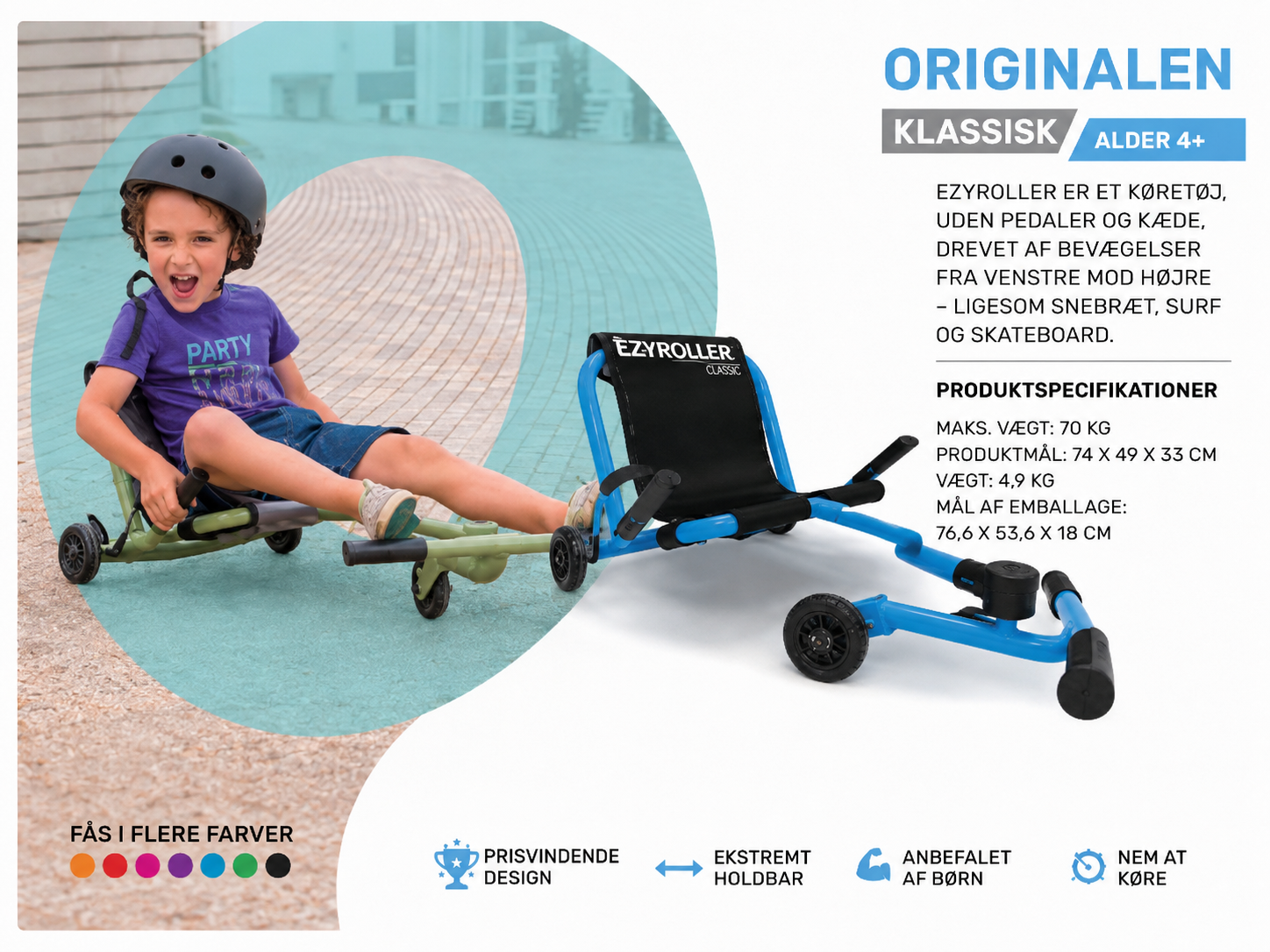Ezyroller Classic Pedalbil